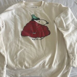 Abercrombie kids snoopy Crewneck